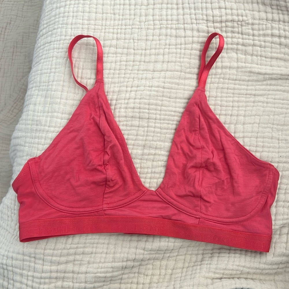 New Bamboo defined bralette xl coral pink